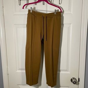 A NEW DAY Olive Green High-rise Knit Drawstring Ankle Pull-on Pants- Sz Medium
